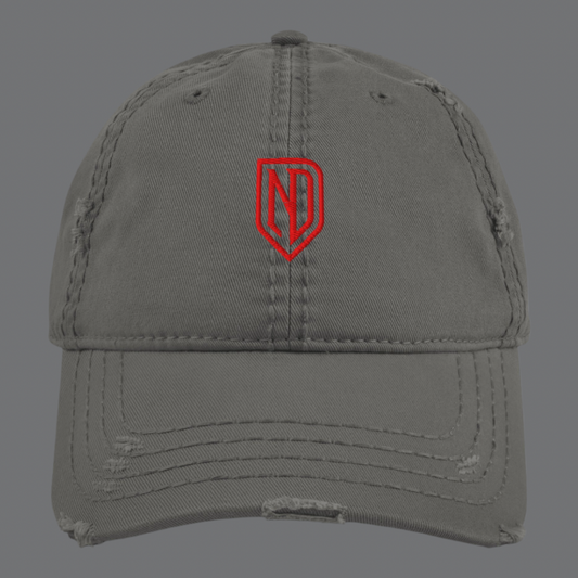 Distressed ND Logo Dad Hat