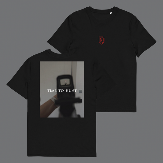 Unisex "time to hunt" cotton t-shirt