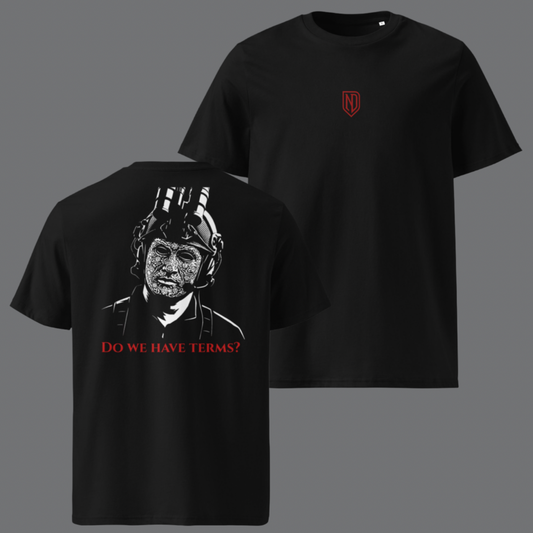 Unisex "Do we have terms?" cotton tshirt